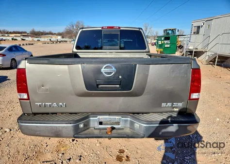 2006 Nissan Titan Xe из США, поврежденный, VIN 1N6BA06A36N509272